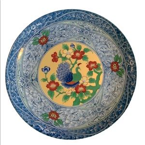 Vintage hand painted Japanese plate